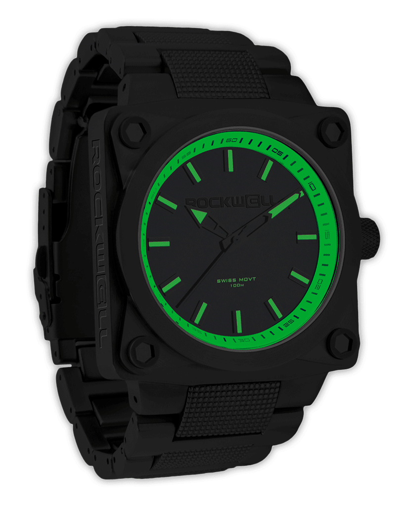 747 (Black/Green) Watch