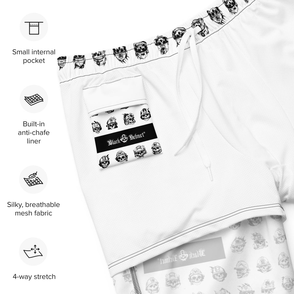 Skull Life Men's Swim Trunks