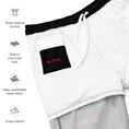 Load image into Gallery viewer, Forest Red Line Men's Swim Trunks
