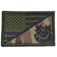 Load image into Gallery viewer, Coast Guard USA Flag - 2.25x3.5 Patch
