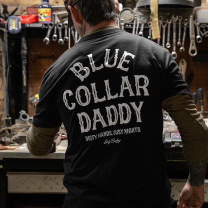 Blue Collar Daddy Men's T-Shirt