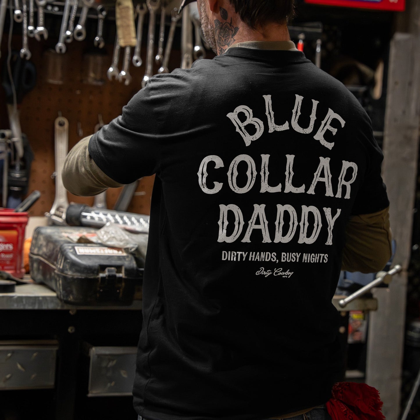Blue Collar Daddy Men's T-Shirt
