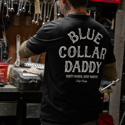 Blue Collar Daddy Men's T-Shirt