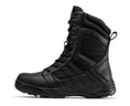 Load image into Gallery viewer, Botas Pro Black Men's 8 inch Side Zipper Rubber Sole Tactical Boots BMP110BK
