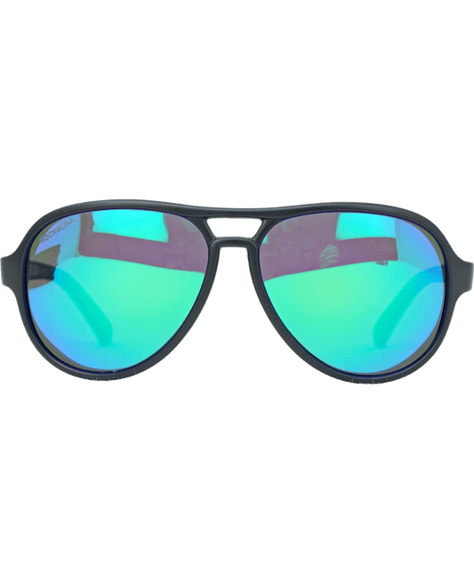 Casino (Black/Green Mirror Polarized Lens)