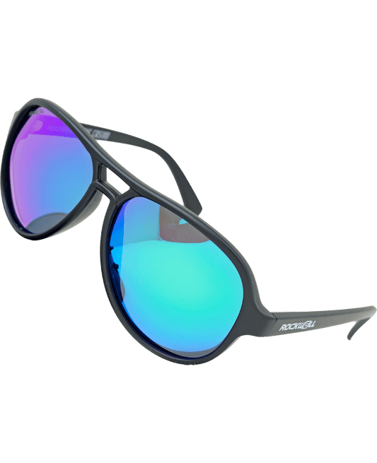 Casino (Black/Green Mirror Polarized Lens)