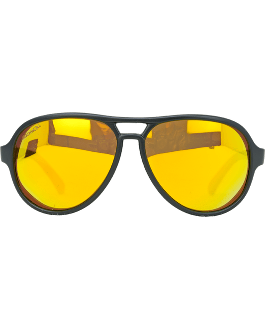 Casino (Black/Yellow Mirror Polarized Lens
