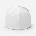 Load image into Gallery viewer, Black 3D Puff Skull Logo Flexfit Hat
