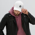 Load image into Gallery viewer, Black 3D Puff Skull Logo Flexfit Hat
