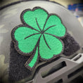 Load image into Gallery viewer, Shamrock Four Leaf Clover Embroidered Cut to Shape - 2.5x2.5 Patch - Luck of the Irish
