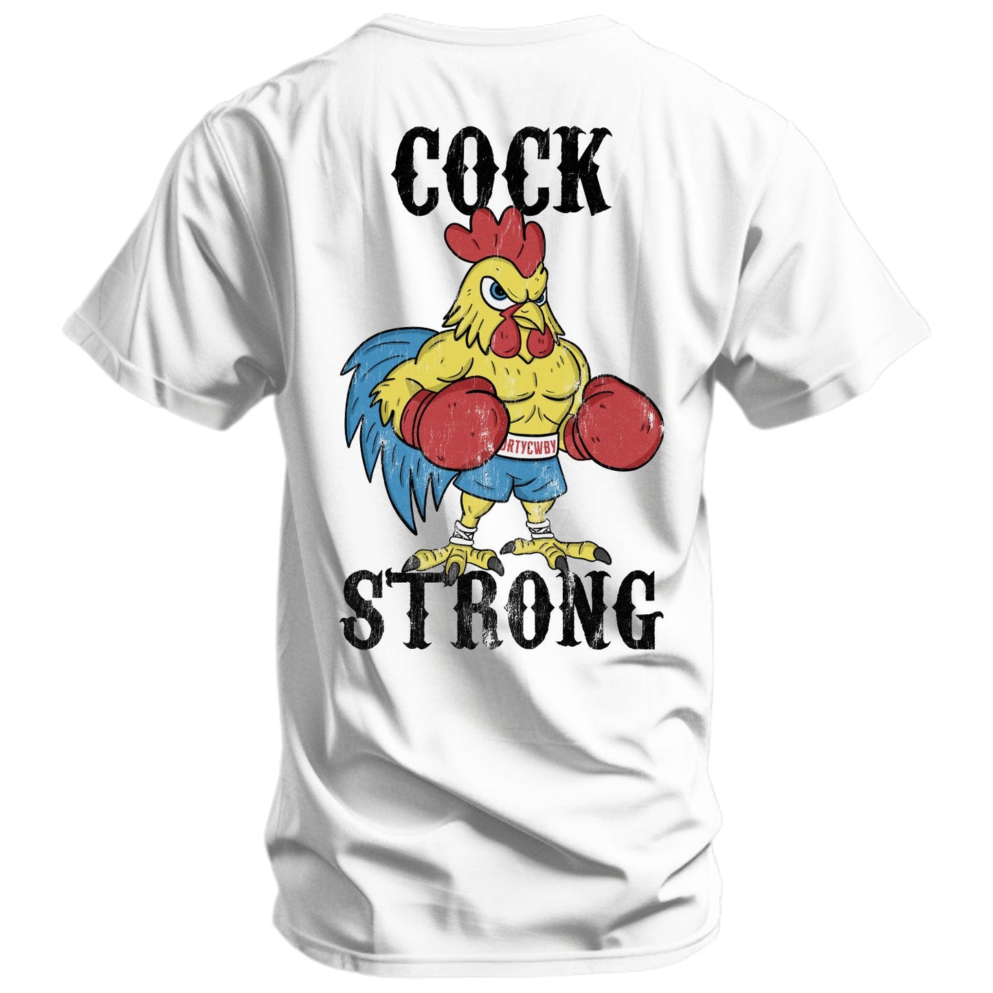 Boxing Chicken Strong Men's T-Shirt