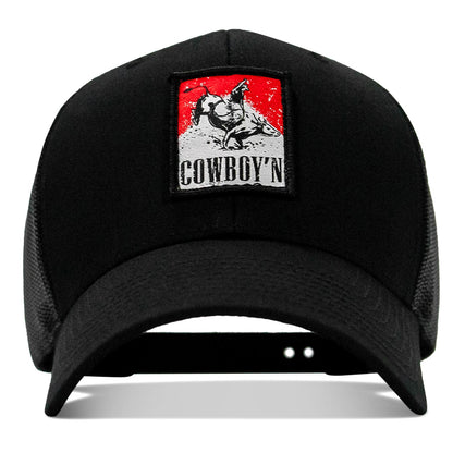 Cowboy'n Patch Mesh Snapback Hat