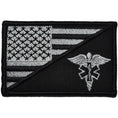 Load image into Gallery viewer, EMT Caduceus Star of Life USA Flag - 2.25x3.5 Patch
