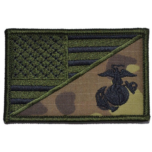 USMC EGA USA Flag - 2.25x3.5 Patch