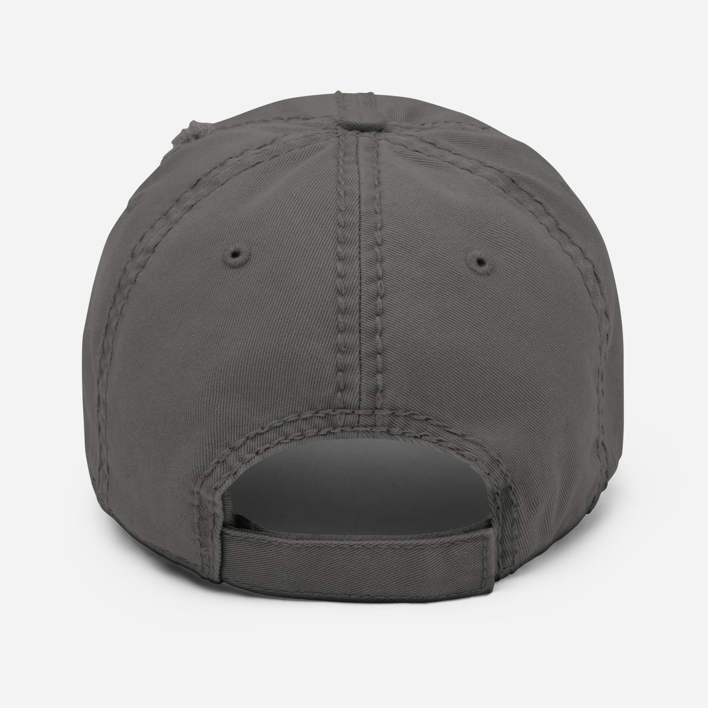 Skull Logo Distressed Dad Hat