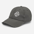 Load image into Gallery viewer, Skull Logo Distressed Dad Hat
