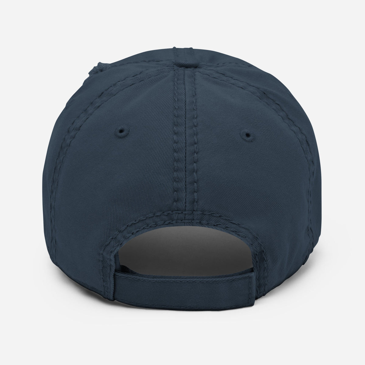 Skull Logo Distressed Dad Hat