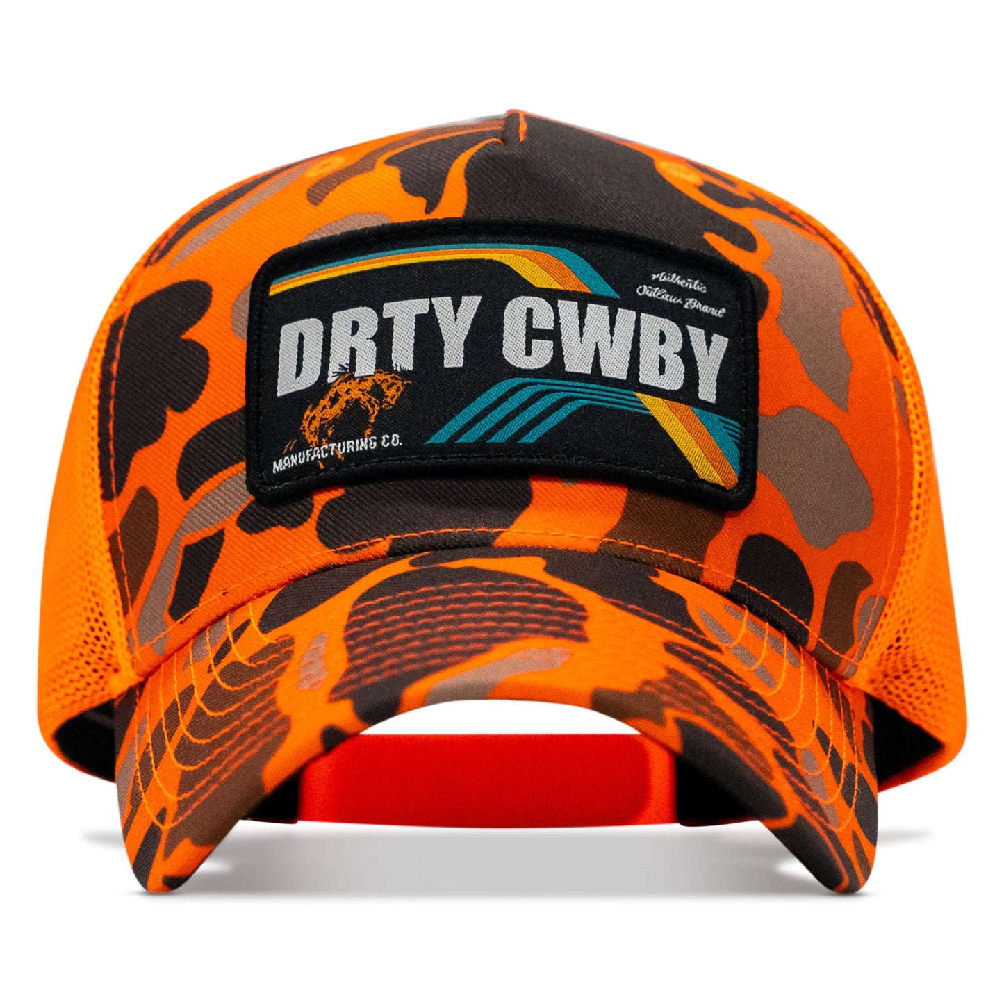 DRTYCWBY Vintage Bronco Patch Snapback Hat