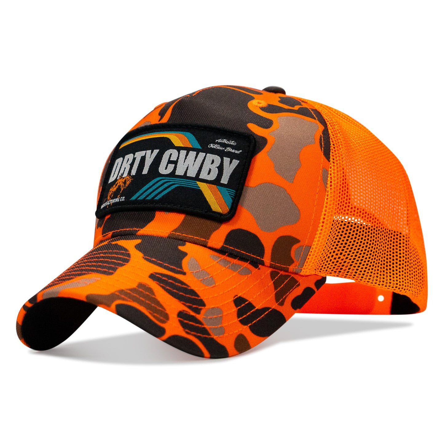 DRTYCWBY Vintage Bronco Patch Snapback Hat