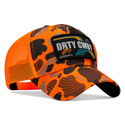 DRTYCWBY Vintage Bronco Patch Snapback Hat