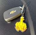Load image into Gallery viewer, Duck You PVC Keychain
