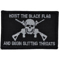 Load image into Gallery viewer, Hoist The Black Flag and Begin Slitting Throats Jolly Roger - 2x3 Patch
