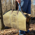 Load image into Gallery viewer, Fire Hose Wood Carrier
