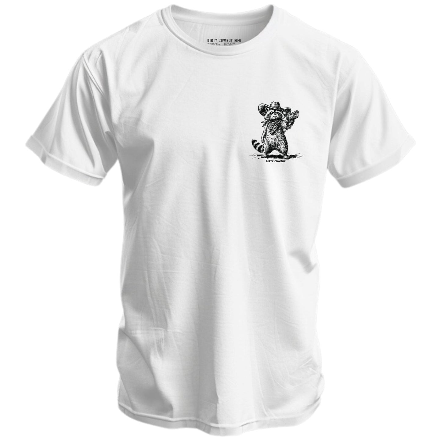 Fight Me Coward Racoon Men's T-Shirt