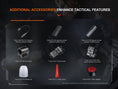 Load image into Gallery viewer, Fenix TK22R Rechargeable Tactical & Duty Flashlight
