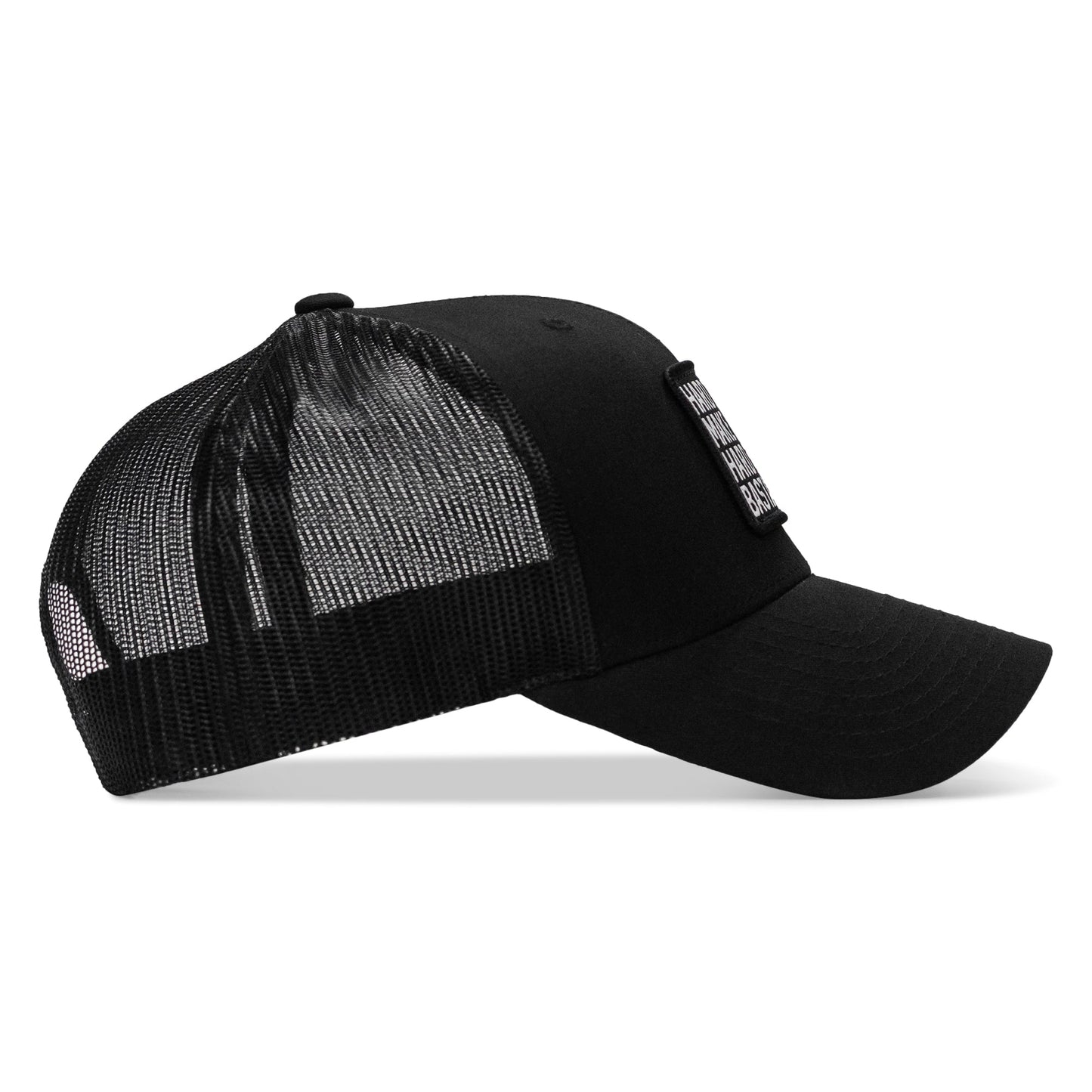 Hard Times Make Hard Bastards Patch Snapback Hat
