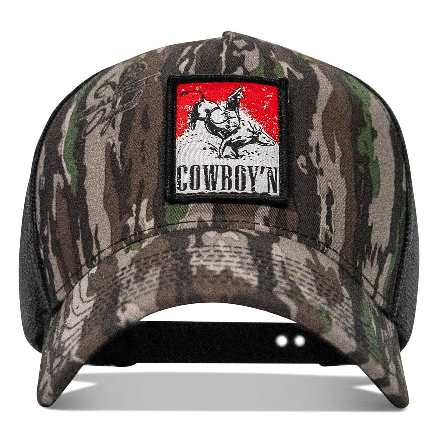Cowboy'n Patch Mesh Snapback Hat