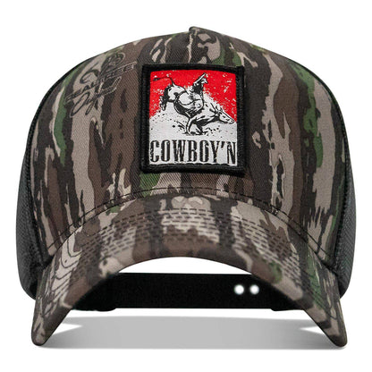 Cowboy'n Patch Mesh Snapback Hat