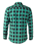 Load image into Gallery viewer, The Titan - Black/Green Plaid Long Sleeve
