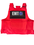 Load image into Gallery viewer, First Responder Vest Kit RED LEVEL IIIA (2) 10x12 Front/Back Plates and Patch
