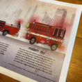Load image into Gallery viewer, Evolution of the Fire Engine Print
