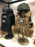 Load image into Gallery viewer, Armor Butler Stand 2.0 Holds Armor Tactical Vest Helmet Stand
