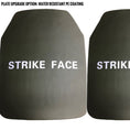 Load image into Gallery viewer, Pair of 10x12 Level IV Ceramic PE Plates Ballistic FRONT AND BACK (SIZE SMALL to LARGE) Curved with Shooters Cut
