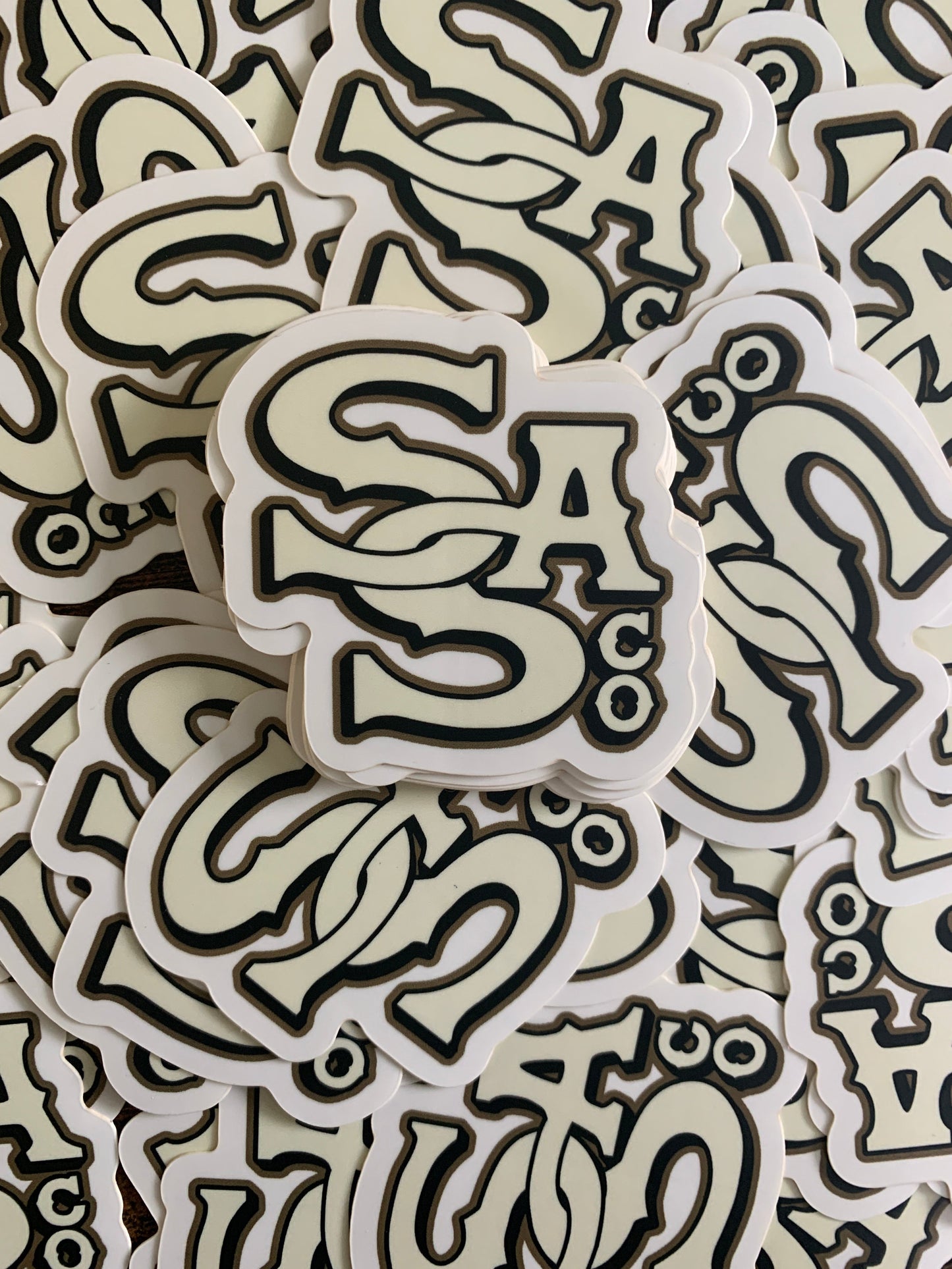 Letter Stack SS Sticker