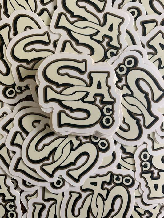 Letter Stack SS Sticker