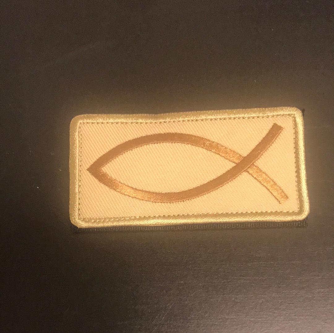 Christian fish Patch