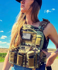 Load image into Gallery viewer, Redemption Tactical Crusader 2.0® l St. Michael FULL ARMOR KIT COMBO PACKAGE with Crusader 2.0 +IFAK Medical Kit + LEVEL IV  (2) 10x12 Front/Back Plates (2) 6x6 Side Plates (Level IV Ceramic)
