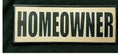 Load image into Gallery viewer, HOMEOWNER Patches (3” x 10”) Pair of Reflective Hook and Loop
