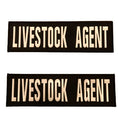 Load image into Gallery viewer, (Pair) LIVESTOCK AGENT Patches (3” x 10”) Hook and Loop
