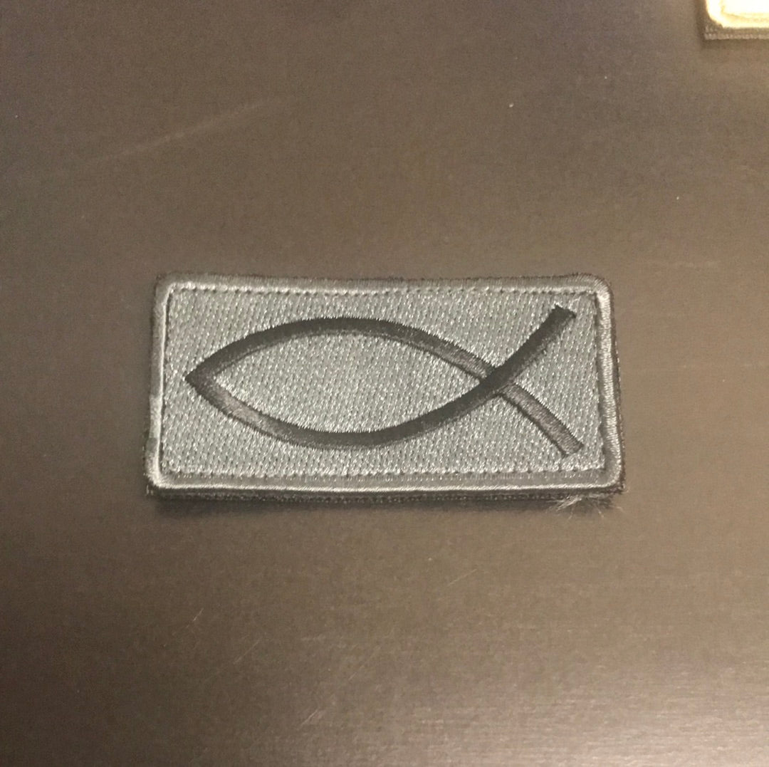 Christian fish Patch