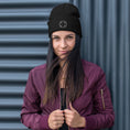 Load image into Gallery viewer, Maltese Cross Embroidered Beanie
