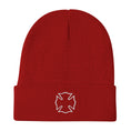 Load image into Gallery viewer, Maltese Cross Embroidered Beanie
