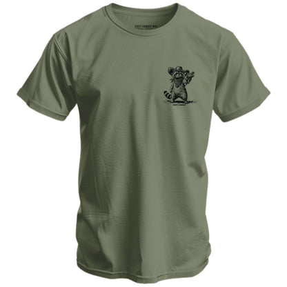 Fight Me Coward Racoon Men's T-Shirt