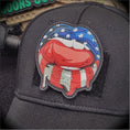 Load image into Gallery viewer, American Flag Lips - 3" PVC Patch
