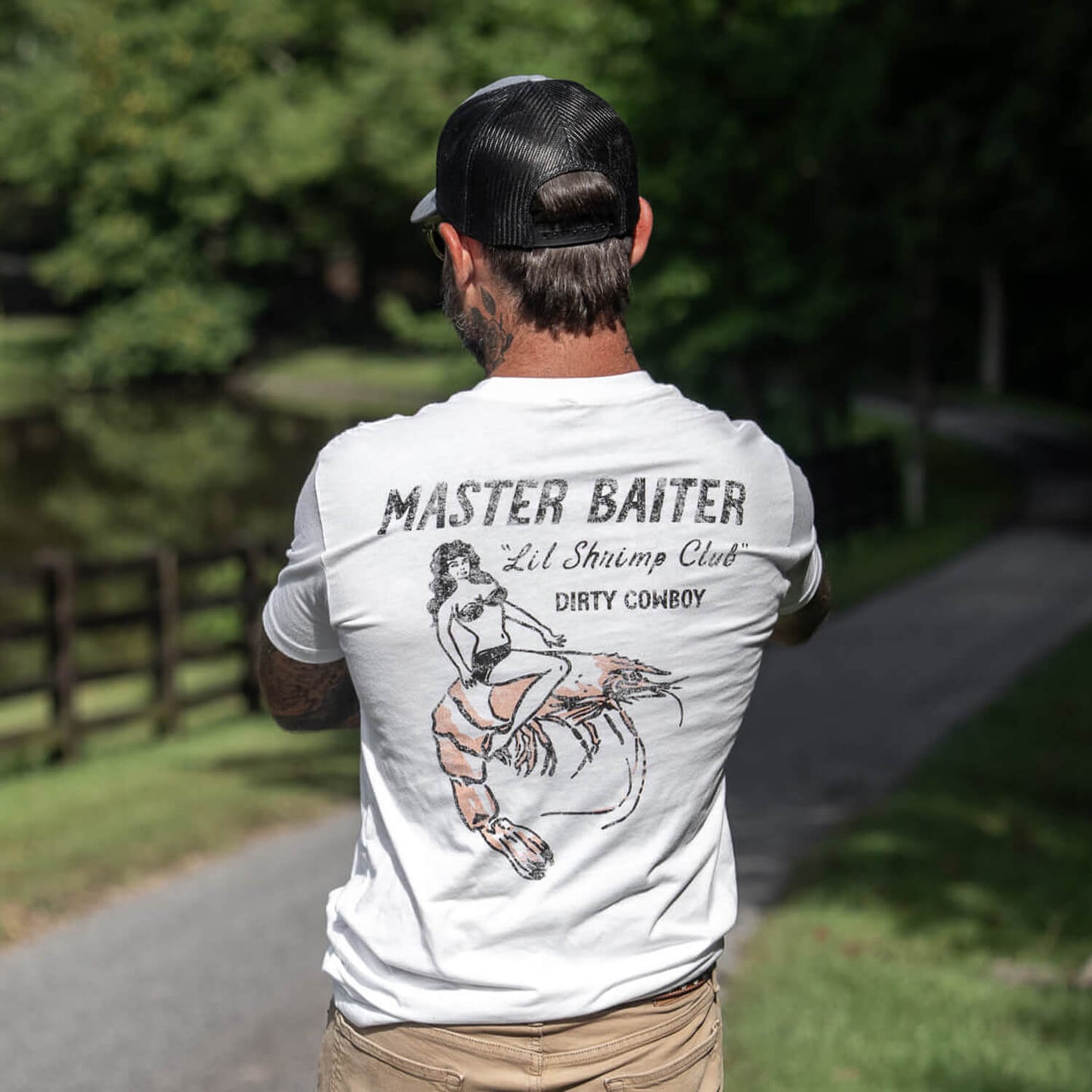 Master Baiter "Lil Shrimp Club" Men's T-Shirt