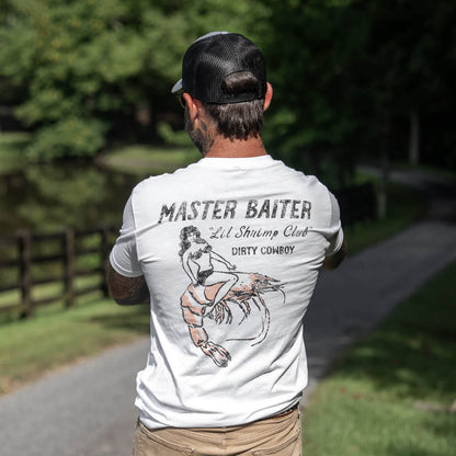 Master Baiter "Lil Shrimp Club" Men's T-Shirt